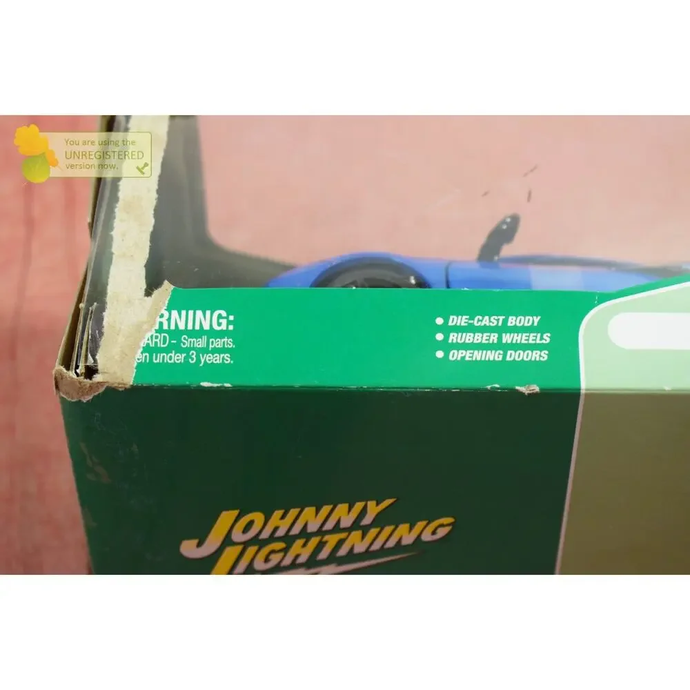 Johnny Lightning 2020 Chevrolet Corvette Blue Die-Cast 1/24
